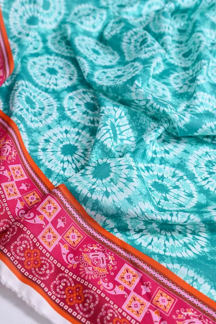 1-PC Kurti Unstitched Cambric Lawn