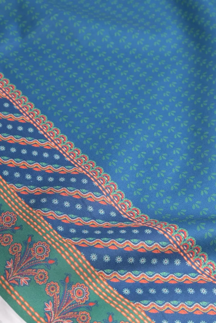1-PC Kurti Unstitched Cambric Lawn