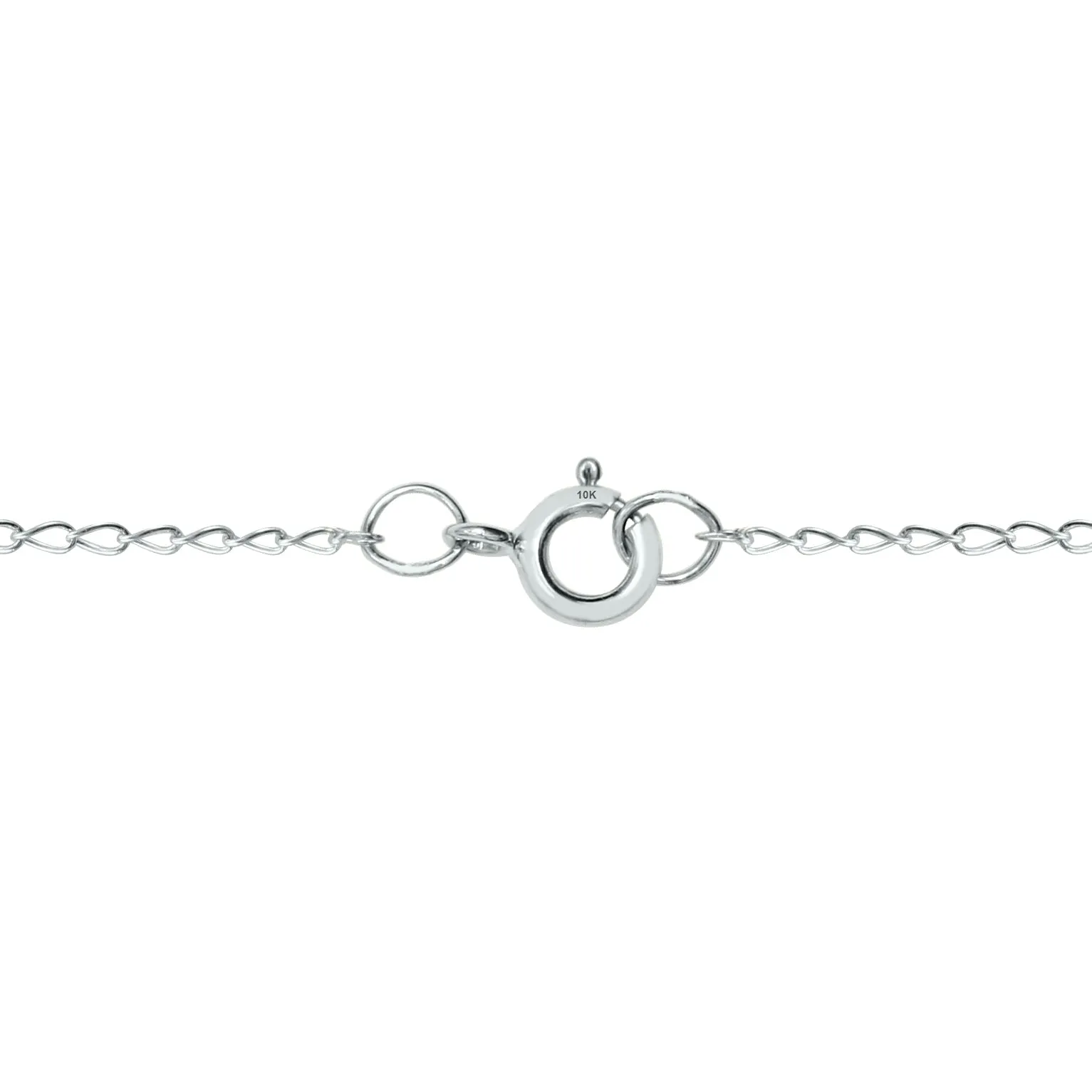 1/2 Carat Tw Halo Aquamarine And Diamond Pendant In 10K White Gold