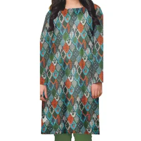 1PC- Unstitched Printed Khaddar Shirt PW8333