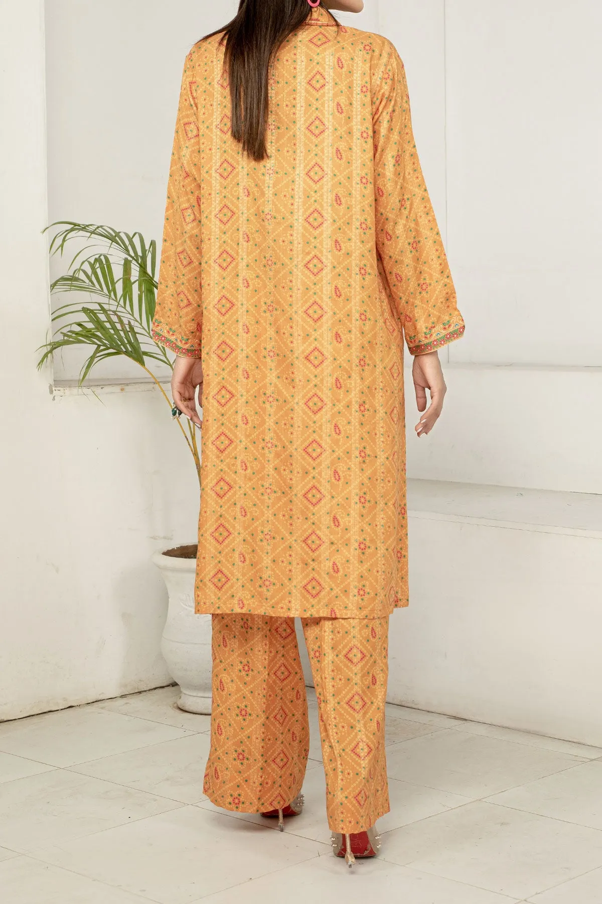 2 PIECE DIGITAL PRINT LINEN | DPL-183