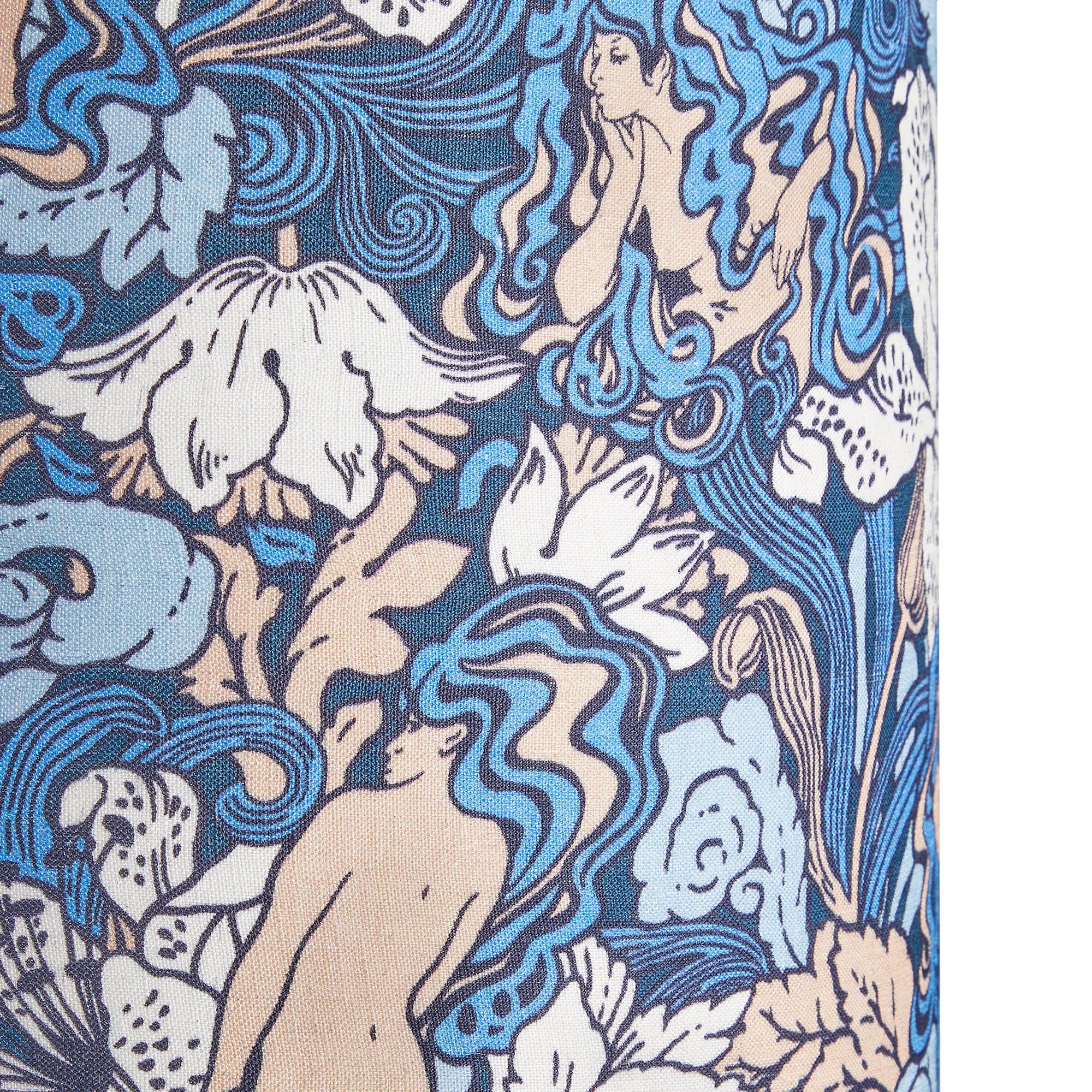 20cm tall tapered shade in opal and lily Forbidden Fruit from Sanderson's 'Archive'