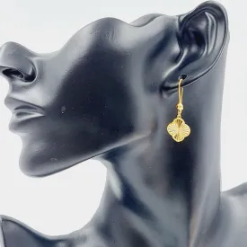 21K Clover Earrings