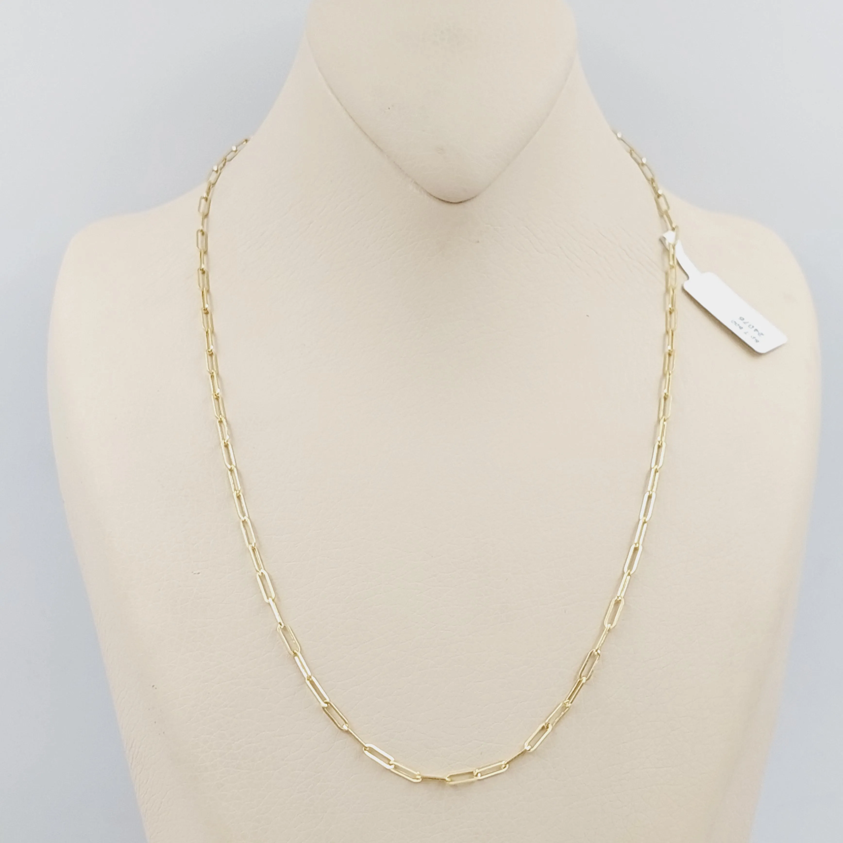 (2.50mm) 18k Paperclip Chain