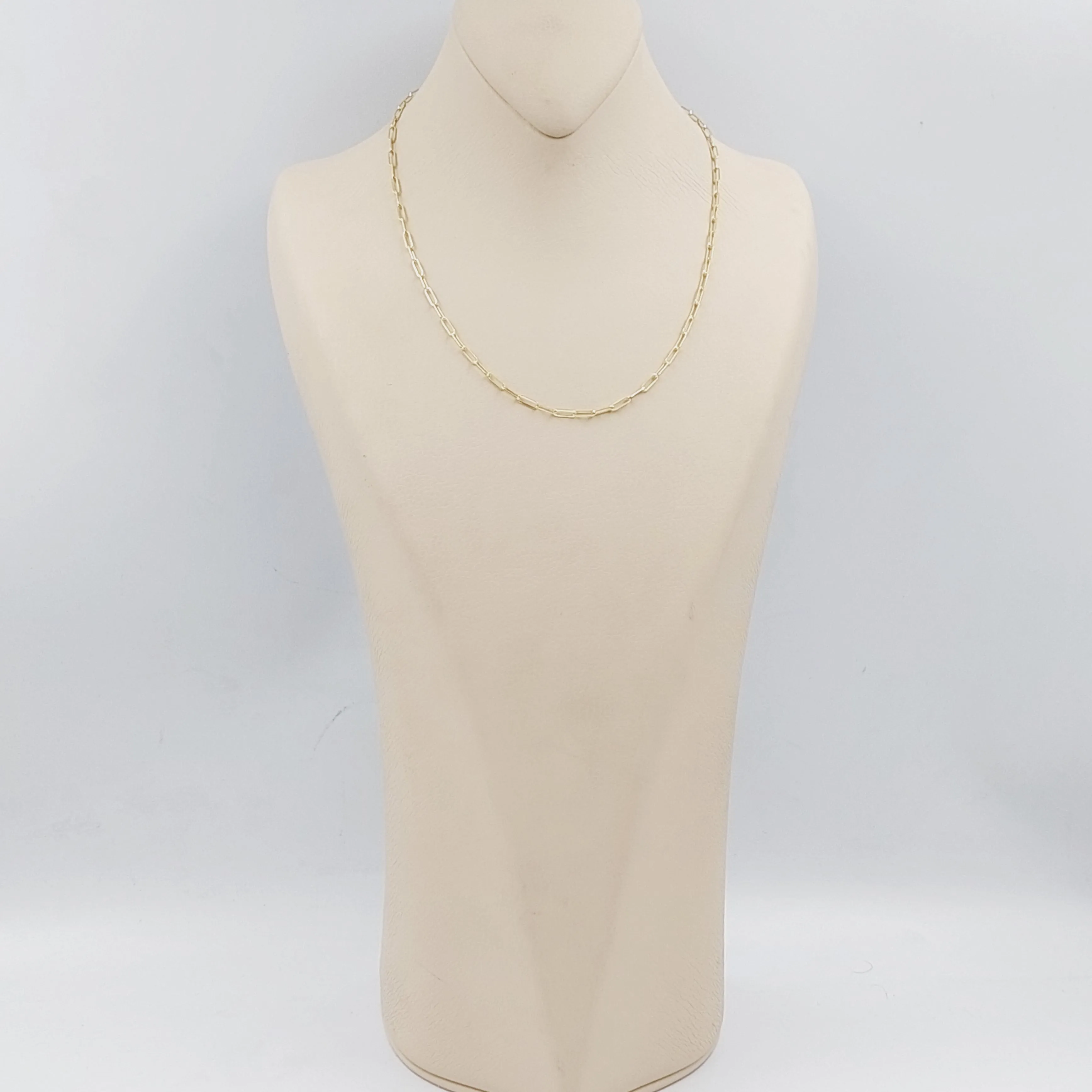 (2.50mm) 18k Paperclip Chain