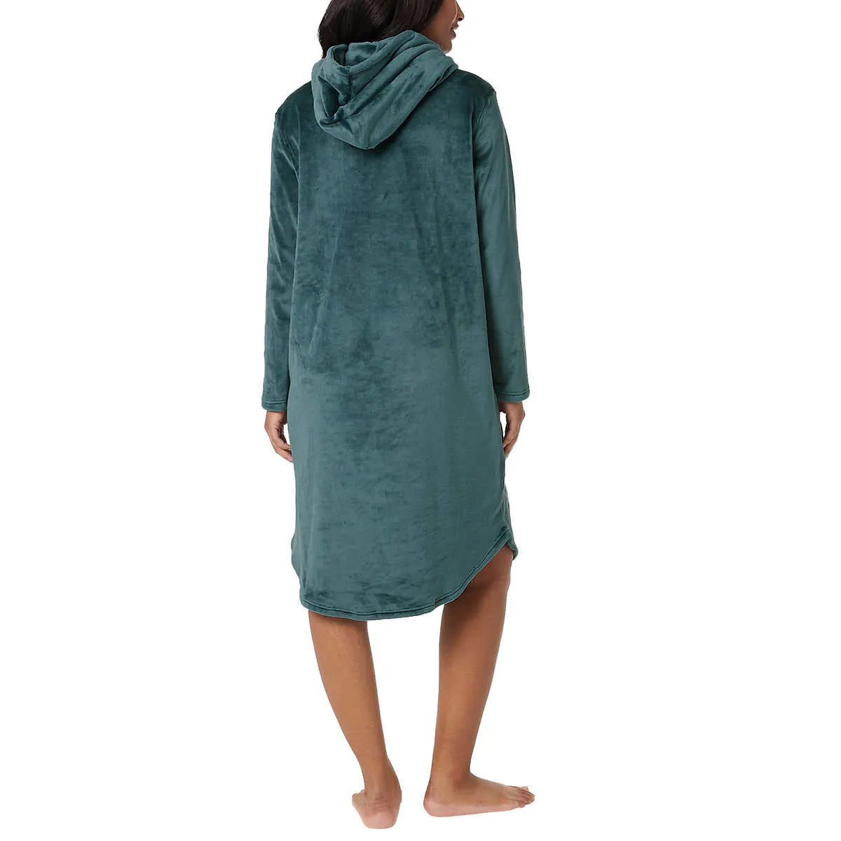 32 Degrees Women's Super Soft Velour Relaxed Fit Hooded Lounger