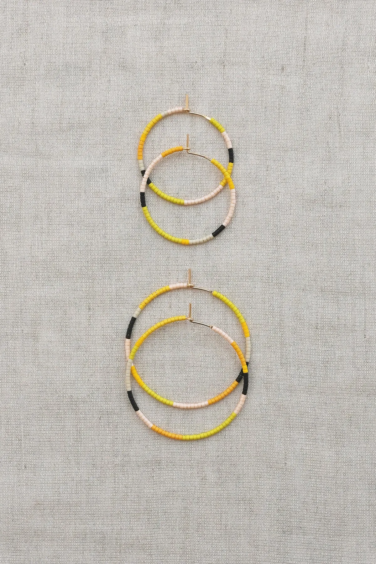 A Yellow Sun Earrings - Large
