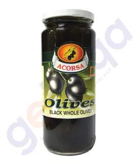 ACORSA OLIVES BLACK PLAIN JAR