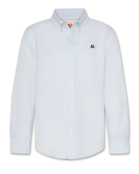 AO76 LIGHT BLUE LOGO BLOUSE [FINAL SALE]