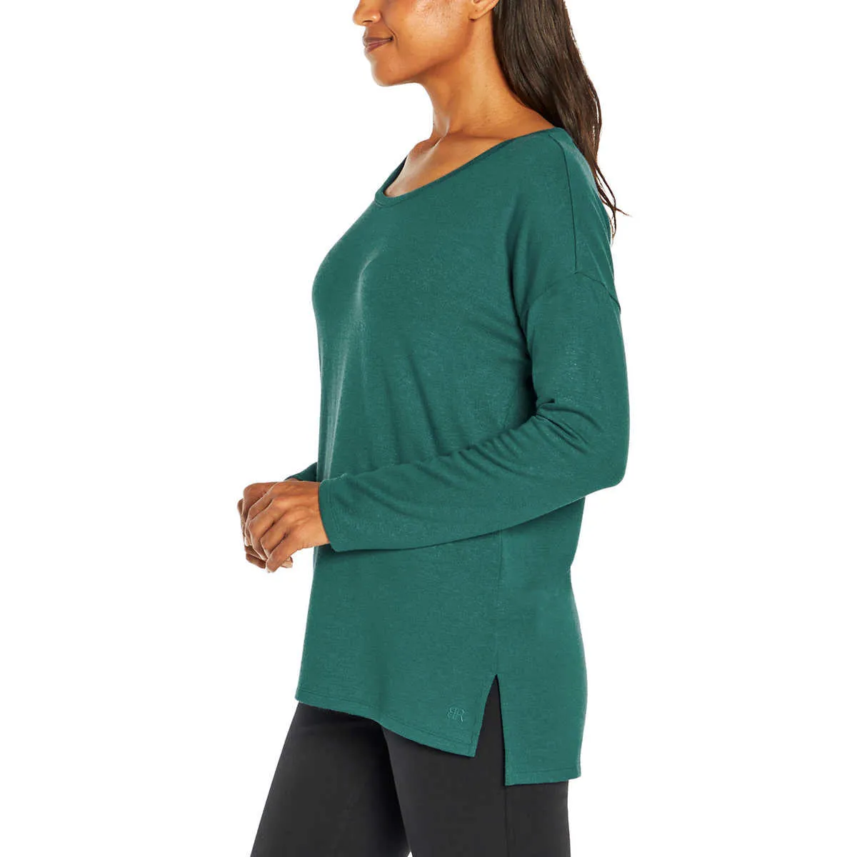 Banana Republic Women's Soft Knit Long Sleeve High-Low Hem Sweater Top