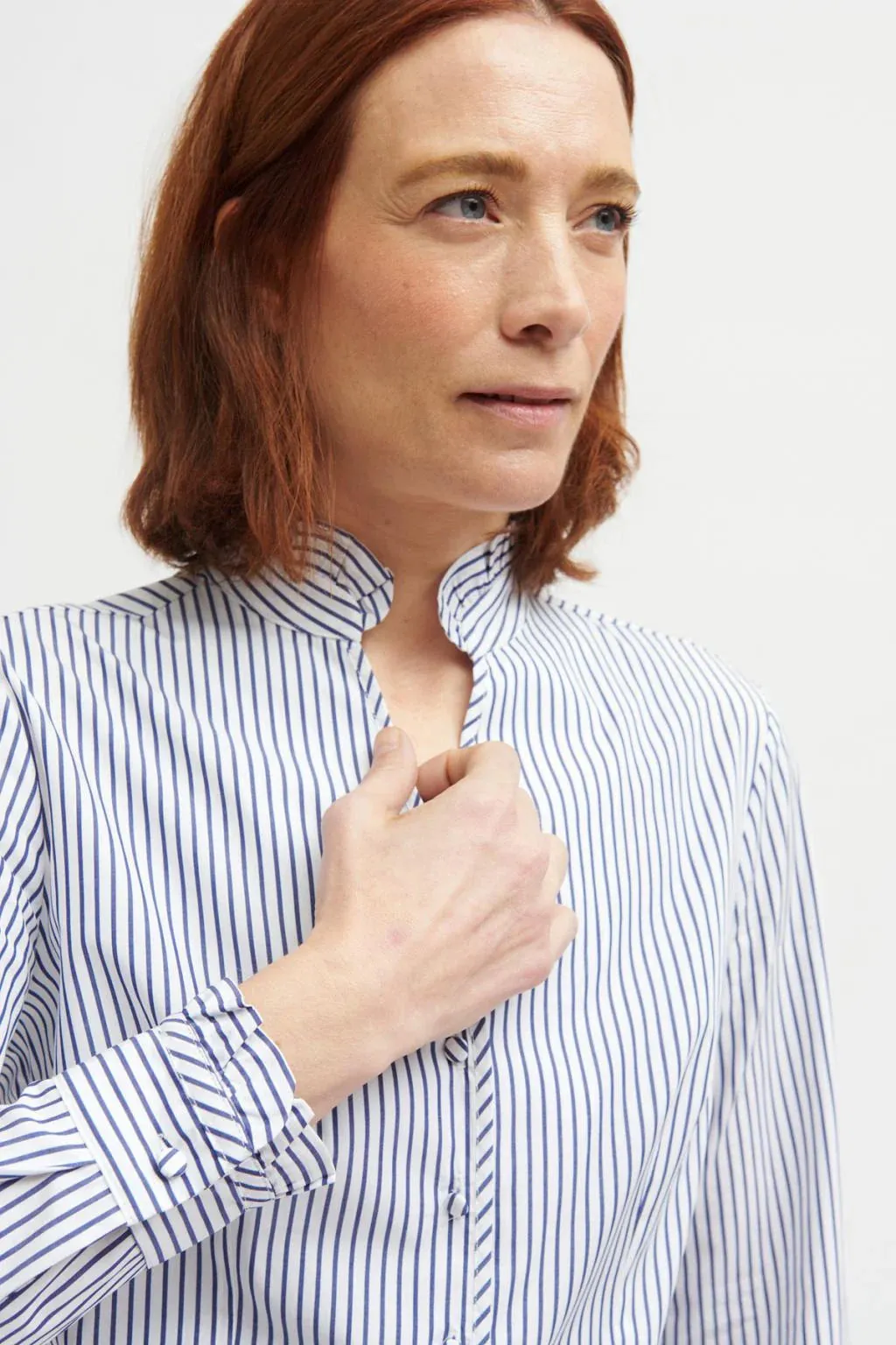 Bariloche Granada Navy/White Stripe Shirt