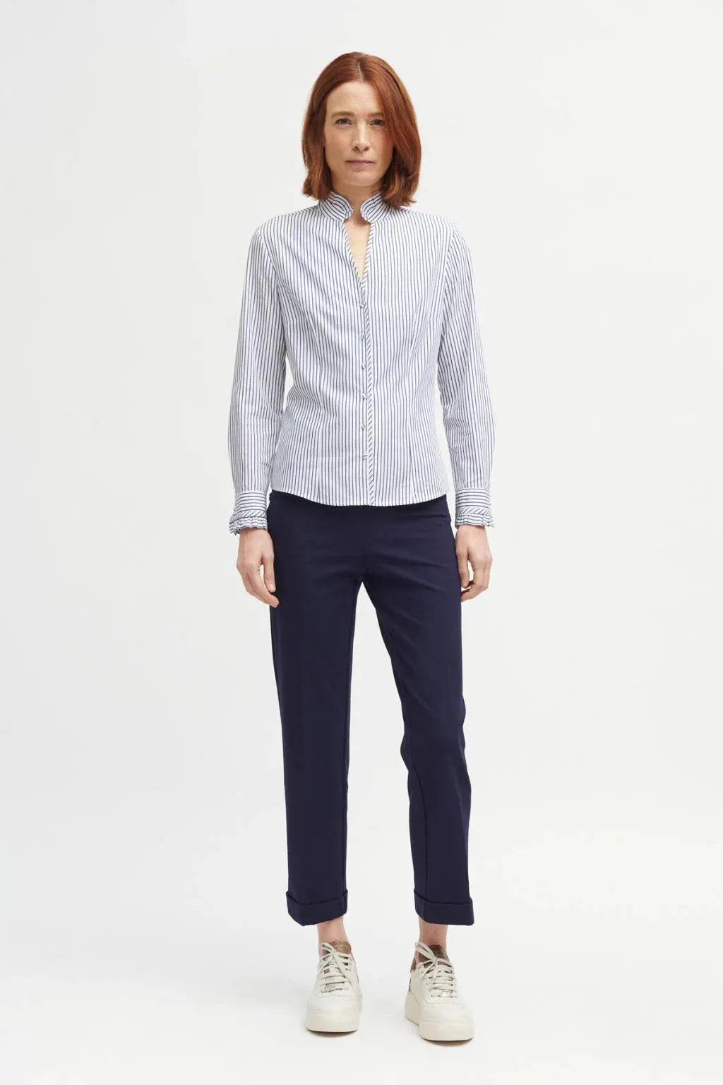 Bariloche Granada Navy/White Stripe Shirt