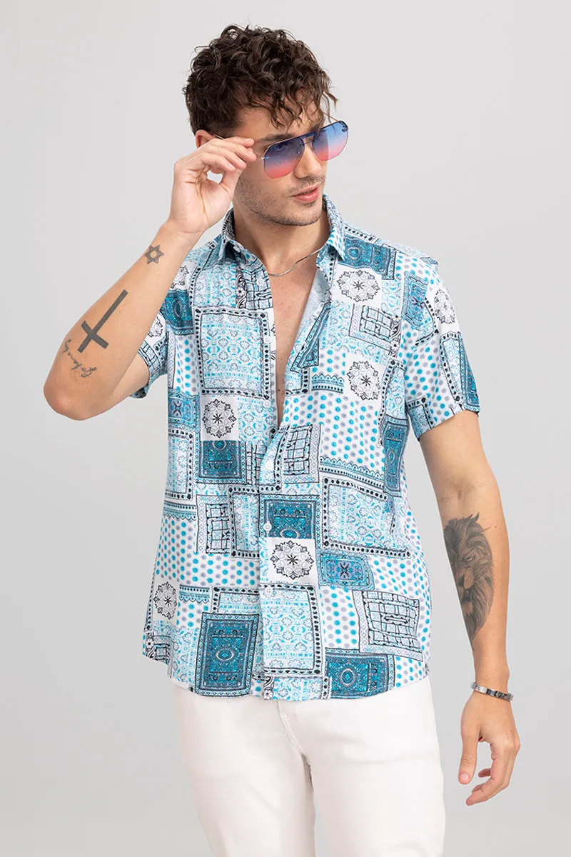 Baroque Bandana Blue Shirt