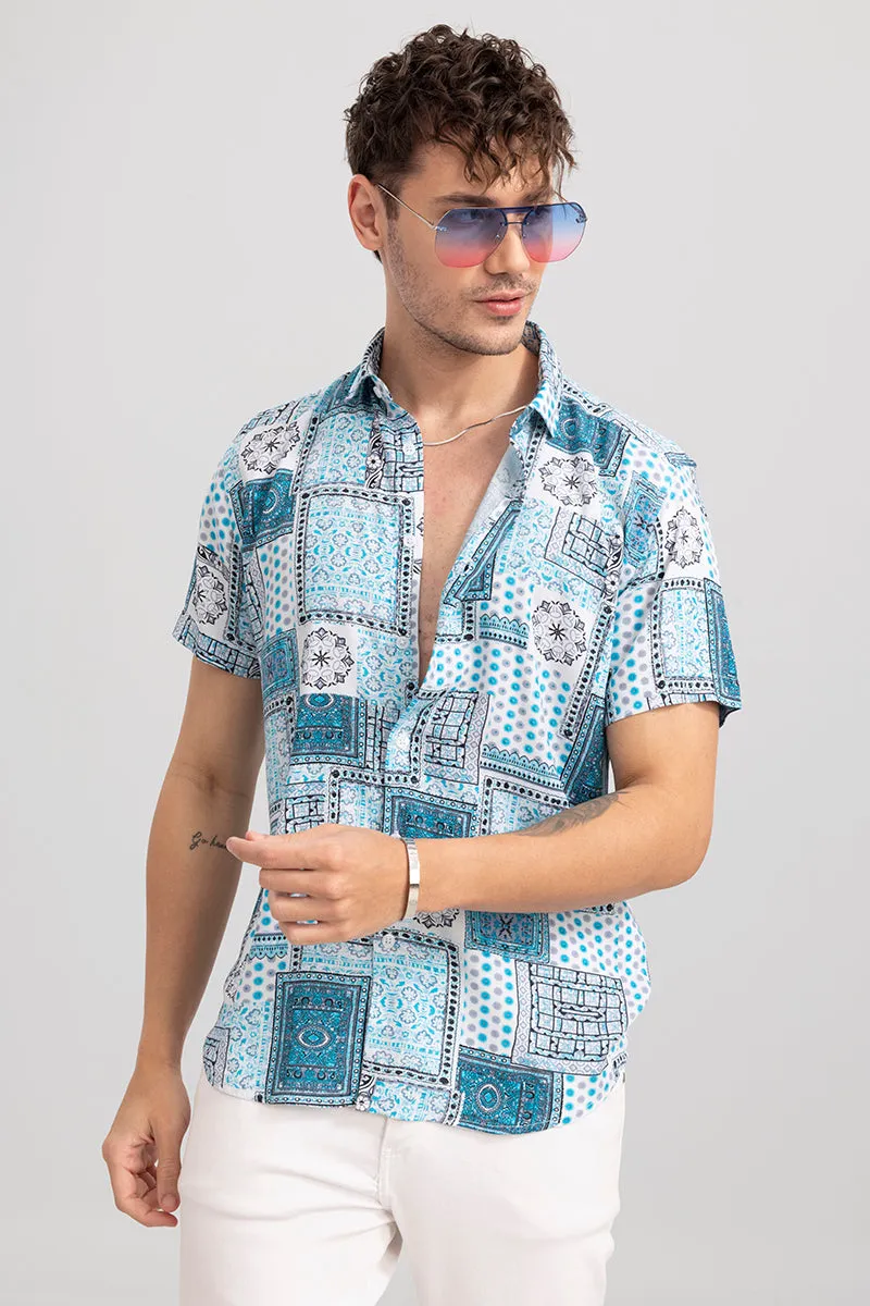 Baroque Bandana Blue Shirt