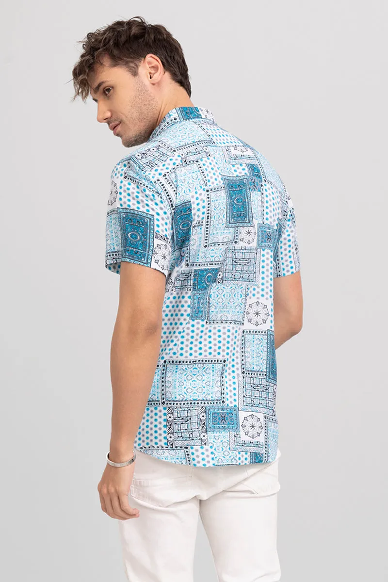 Baroque Bandana Blue Shirt