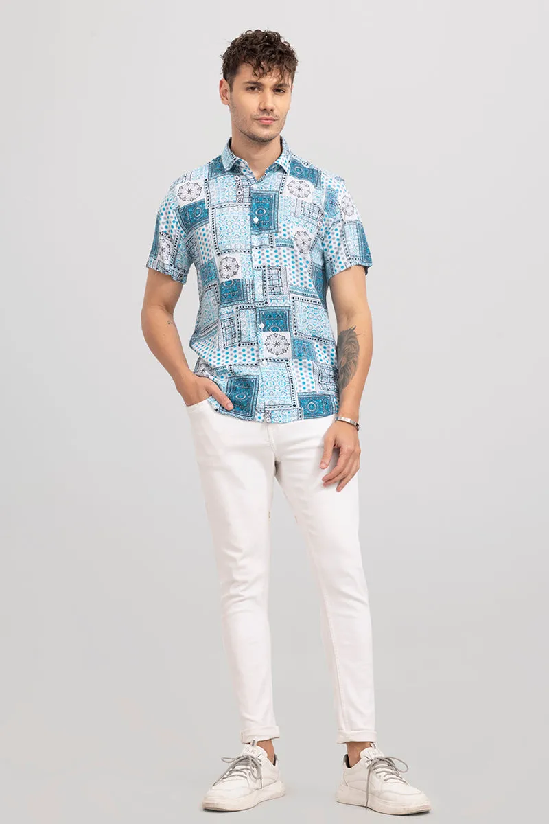 Baroque Bandana Blue Shirt