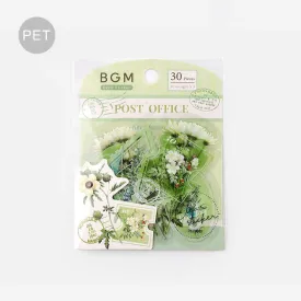 BGM Green Garden Post Office Clear Seal