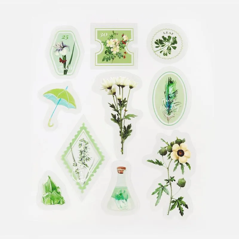 BGM Green Garden Post Office Clear Seal