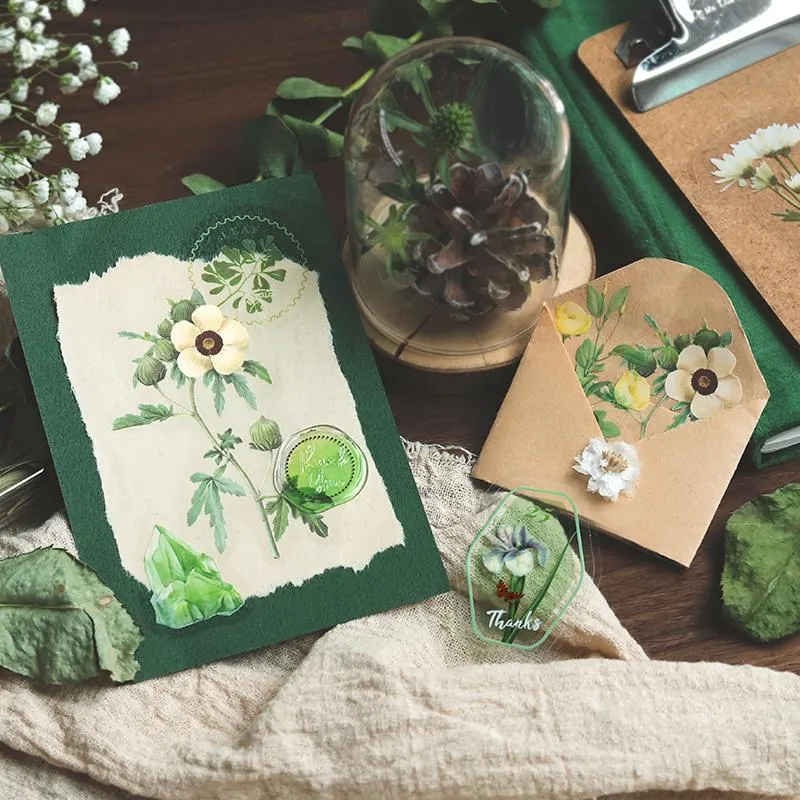 BGM Green Garden Post Office Clear Seal