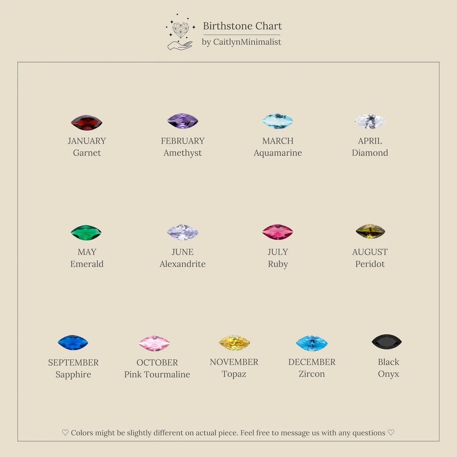 Birthstone Flower Studs