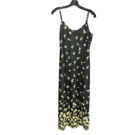 Black & Yellow Dress Casual Maxi Wednesdays girl , Size M