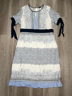 Blue & White Dress Casual Midi J. Crew, Size Xxl