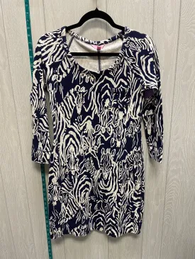 Blue & White Dress Casual Short Lilly Pulitzer, Size S