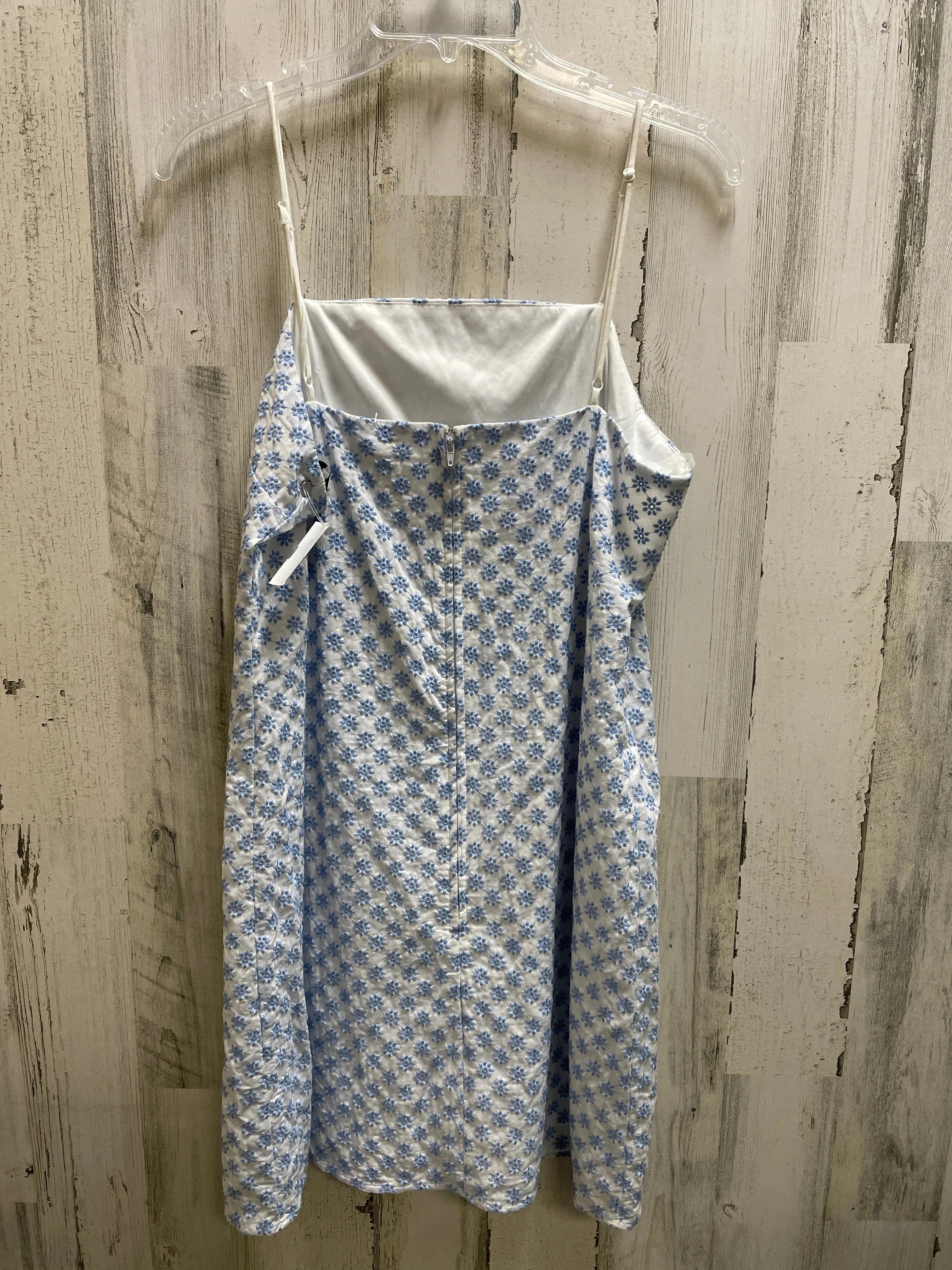 Blue Dress Casual Short Francesca's, Size Xl