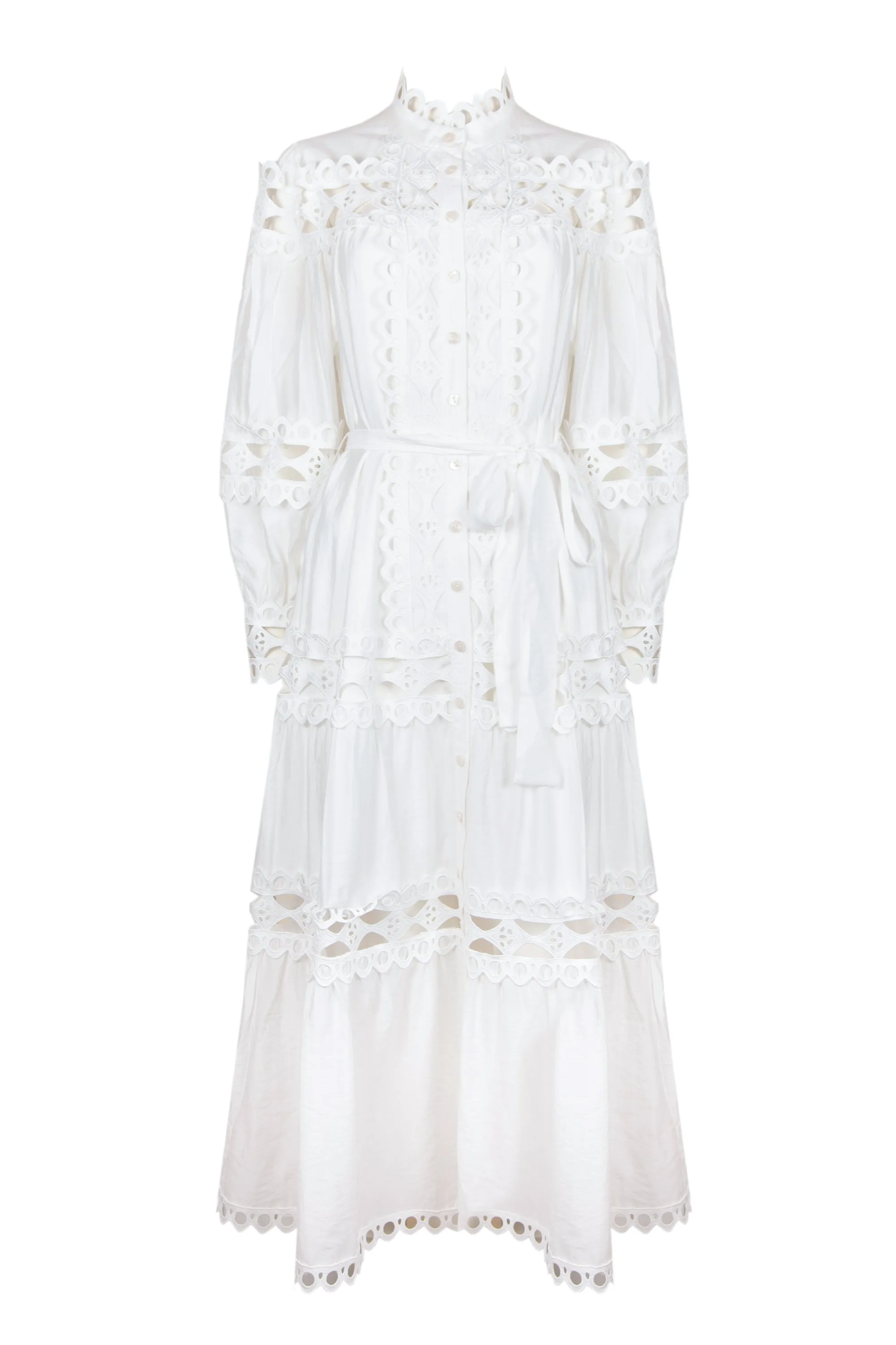 BOHIEM DRESS WHITE