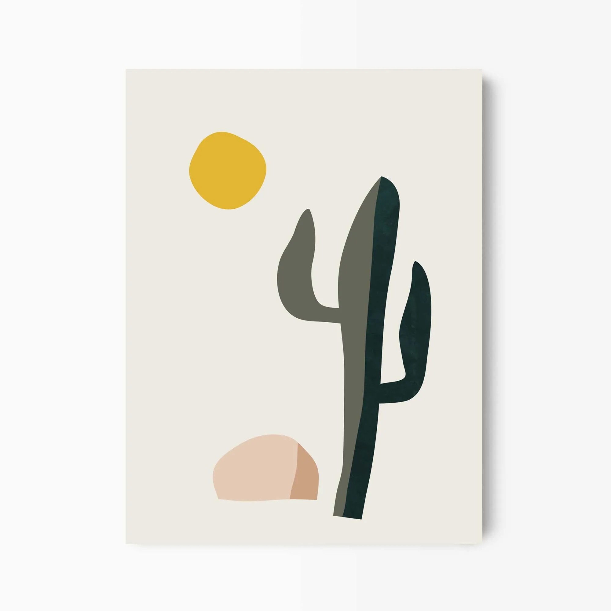 Boho Desert Cactus Art Print