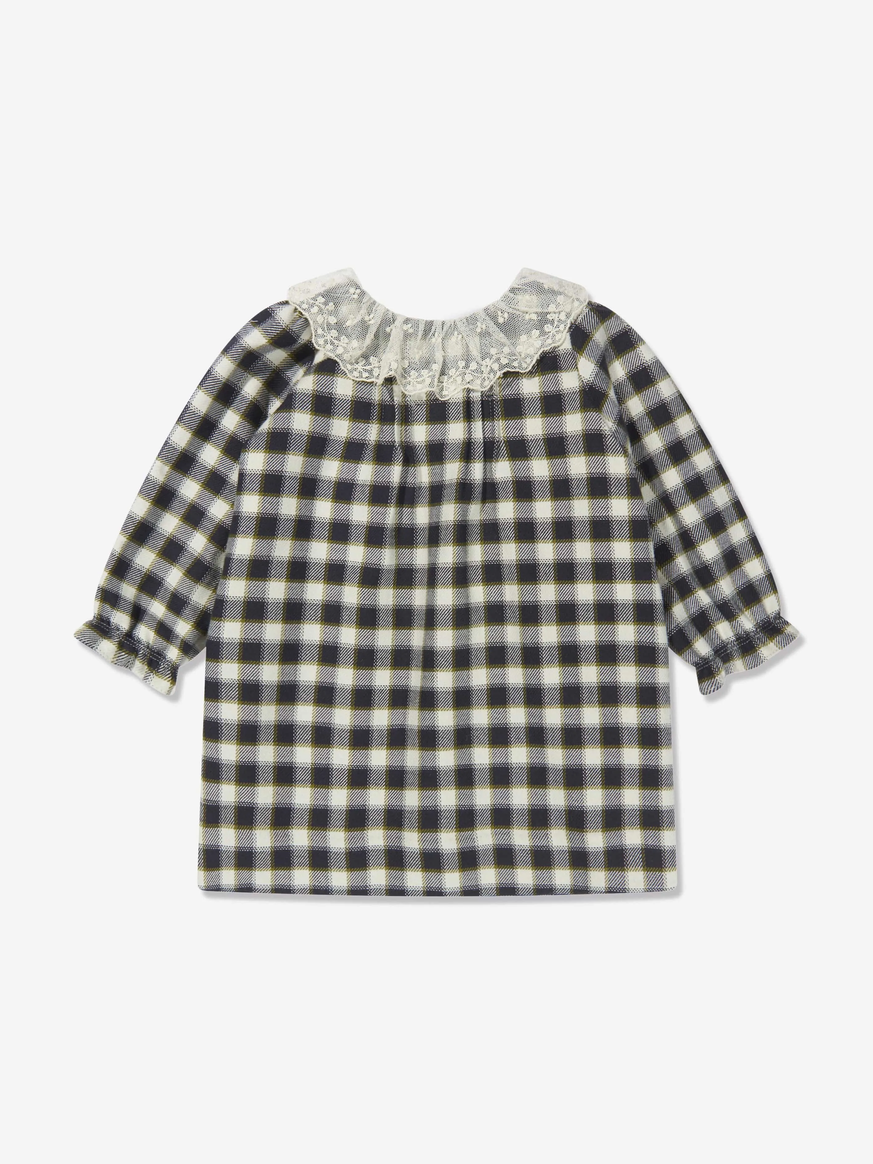 Bonpoint Baby Girls Checked Magnolia Dress