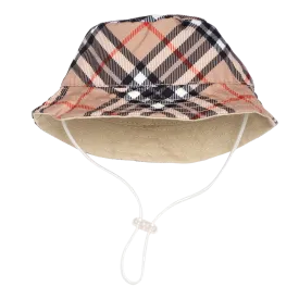 Bucket Hat | Bias Plaid Tan