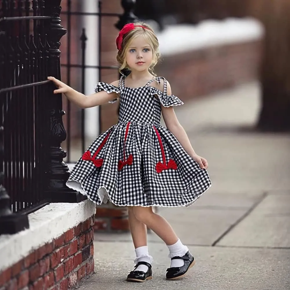 Christmas Dress for Kids Girls Women Plaid Party Dress&Velvet Cape Mommy and Me Matching Xmas Fancy Dress up