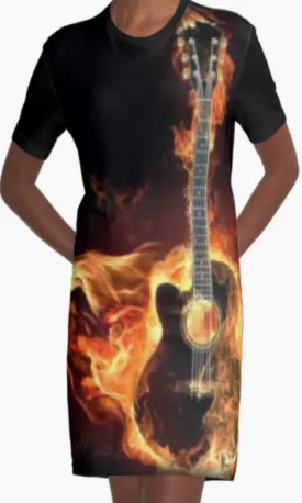 Cowgirl Kim Blazing Strings Graphic Tee Dress