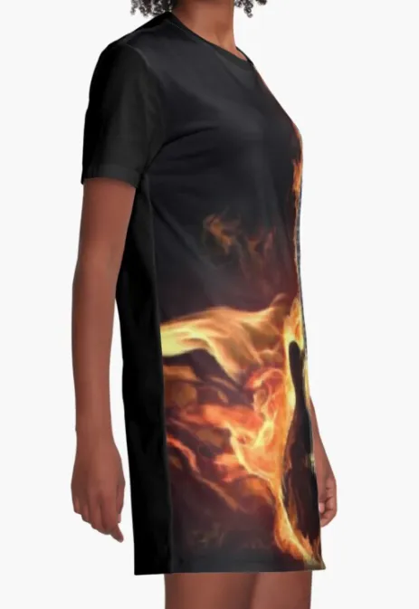 Cowgirl Kim Blazing Strings Graphic Tee Dress
