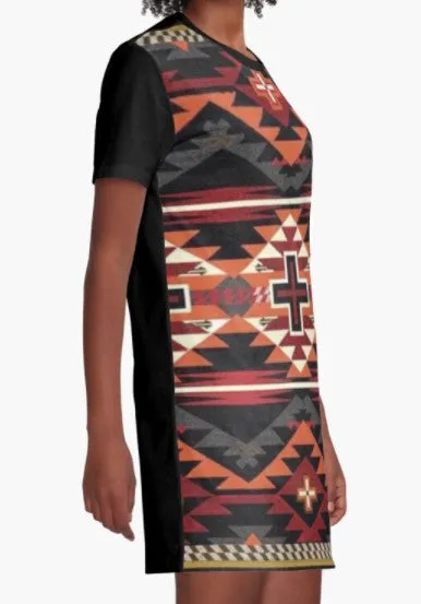 Cowgirl Kim Los Pueblo Graphic Tee Dress - Medium Only
