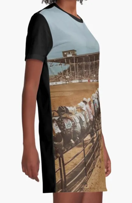 Cowgirl Kim The Cowboys Tee Dress - Medium Only