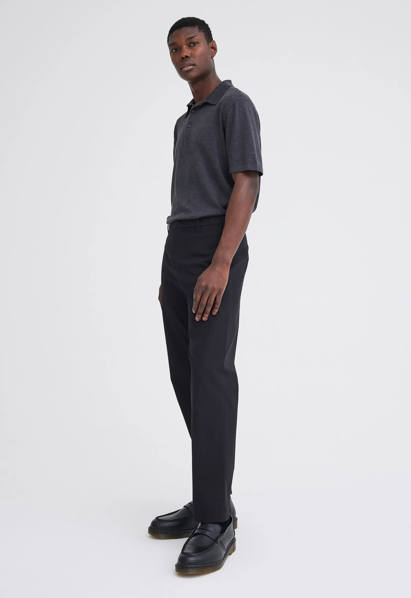 Crew Organic Cotton Pant - Black