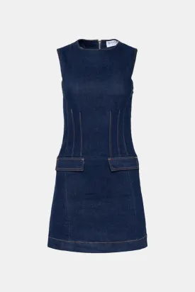 Devan Shift Dress in Hudson