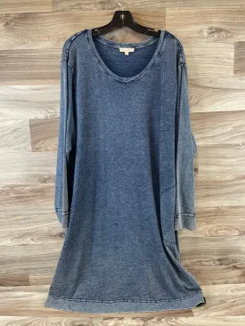 Dress Casual Midi By Jane And Delancey In Blue Denim, Size: 3x