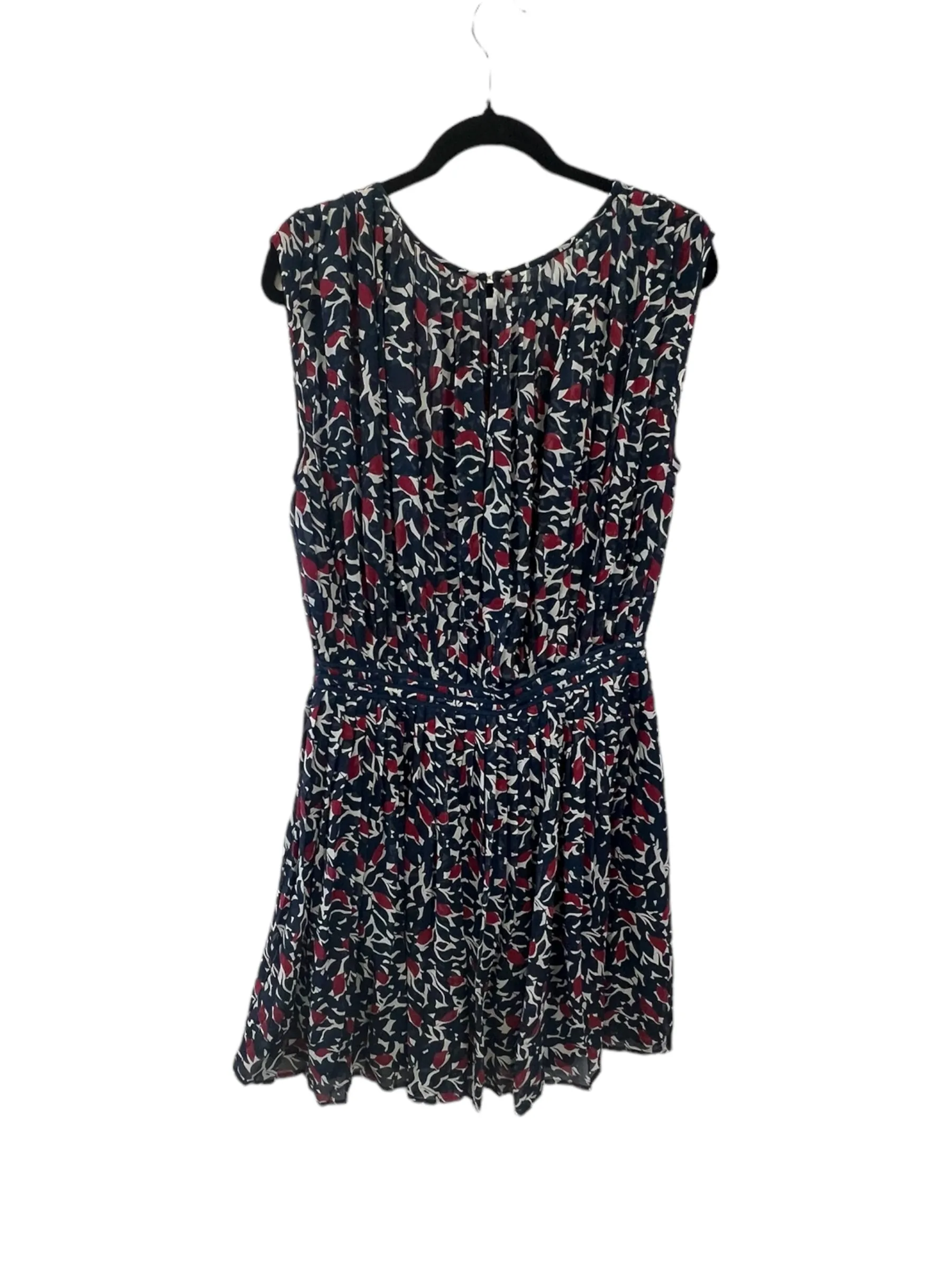 Dress Casual Midi By Joie In Blue Red & White, Size: M
