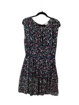 Dress Casual Midi By Joie In Blue Red & White, Size: M