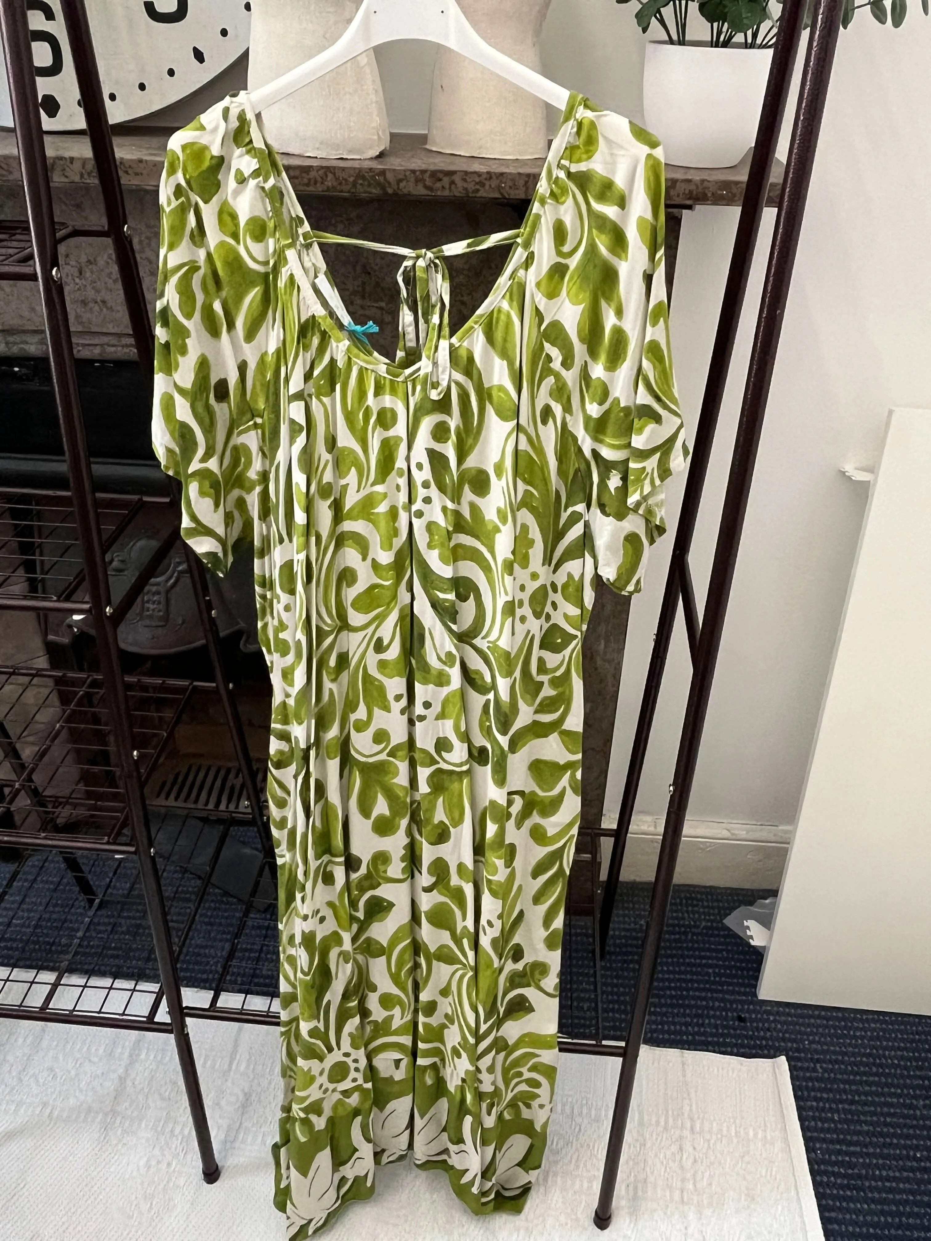 Filigree Swirl Maxi Sundress