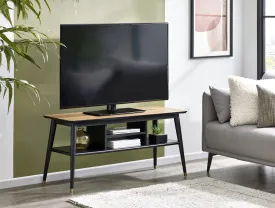 FINDLAY MEDIA UNIT - WALNUT & BLACK