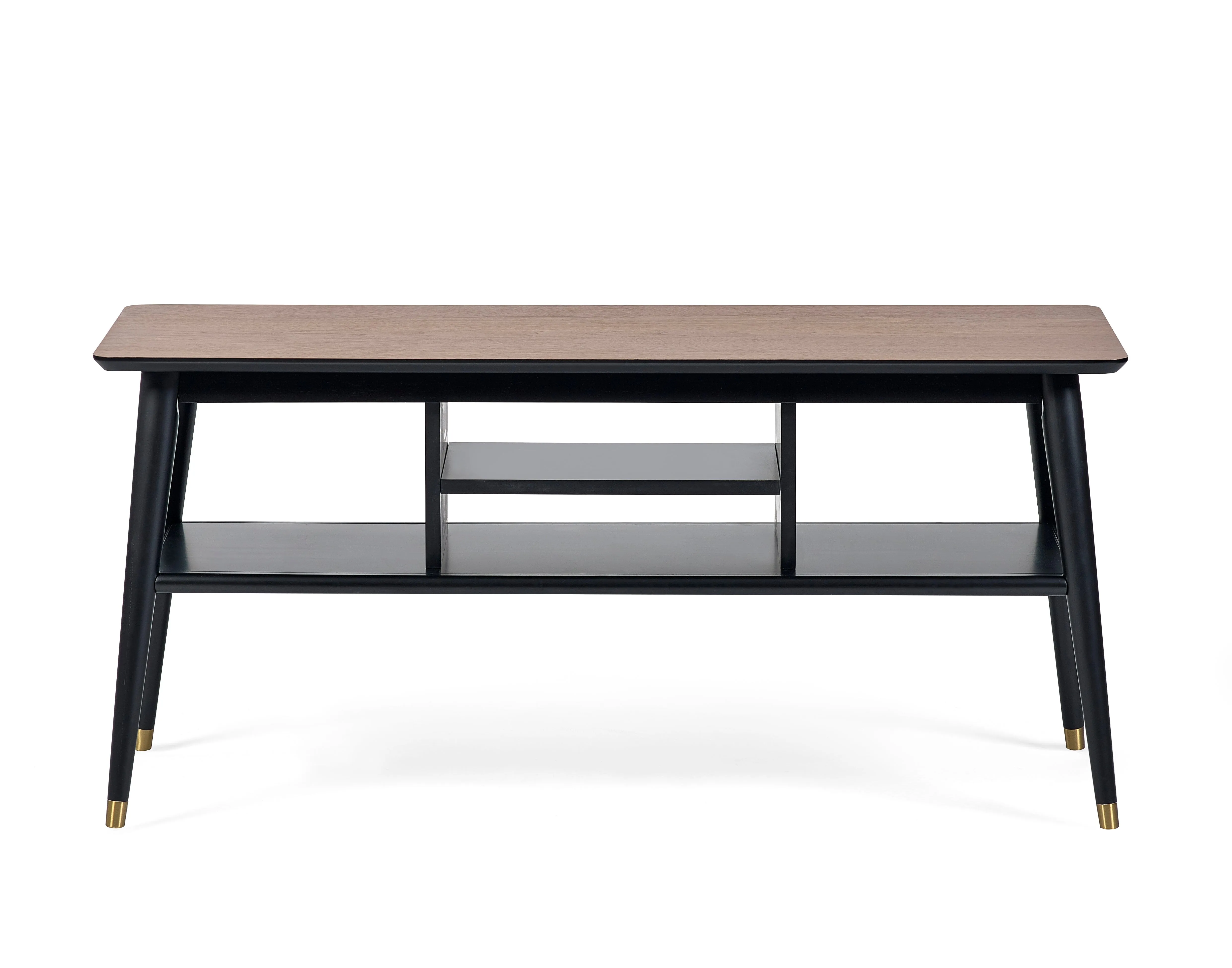 FINDLAY MEDIA UNIT - WALNUT & BLACK