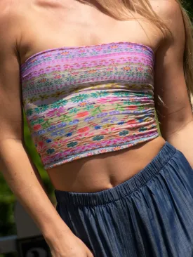 Full Boho Bandeau® Headband - Cream Border