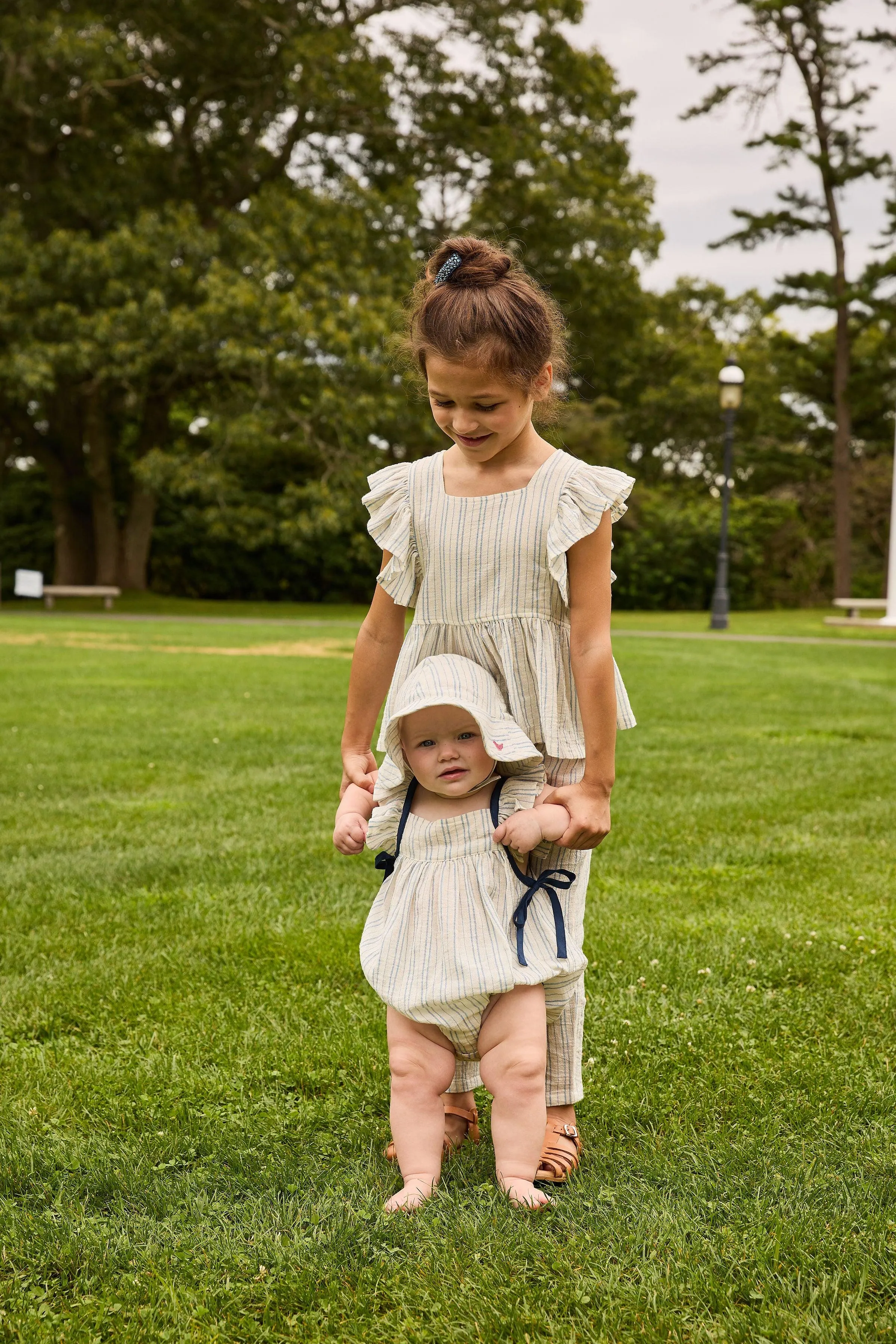 Girls Theodore Pant - Riviera Stripe