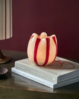Gula Stripe Tealight Holder/ Vase