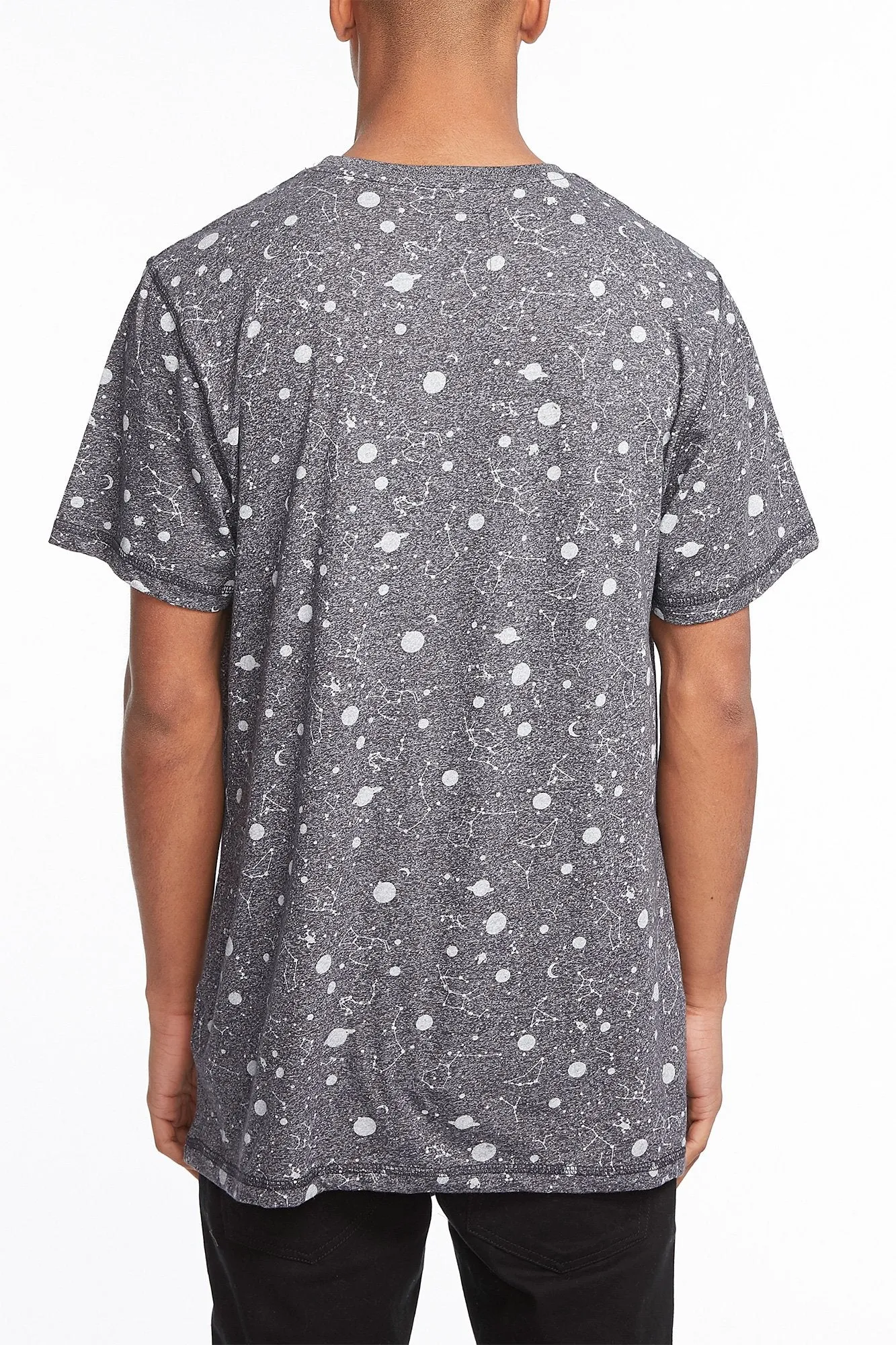 Guys Cosmic Print Pocket Tee