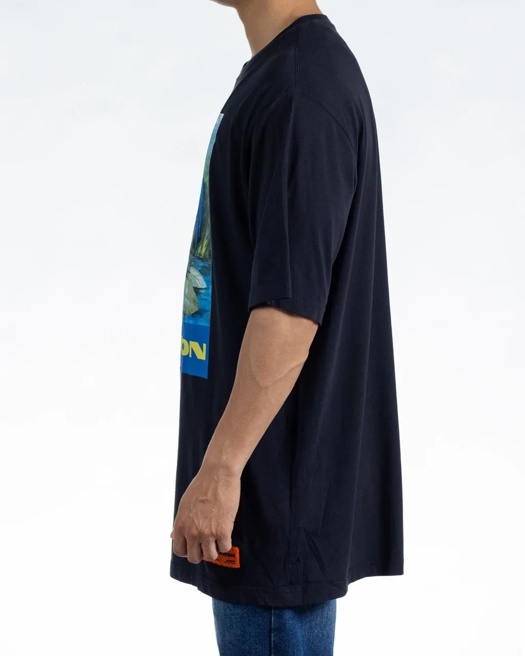 HERON PRESTON HERON BIRD OVER TEE BLACK